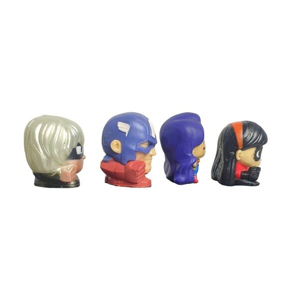 Mashems Set Of 4 Disney Marvel & PJ Superhero Squishy Mini Figures - Picture 3 of 6